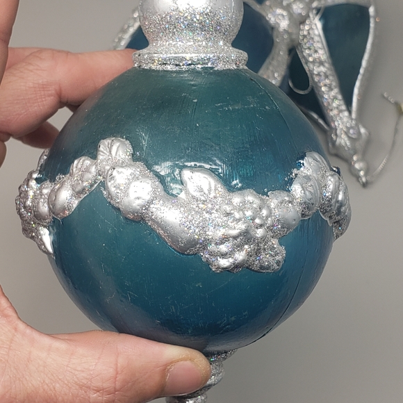 2000 Set Of 3 Enesco Christmas Ornaments - Picture 6 of 8